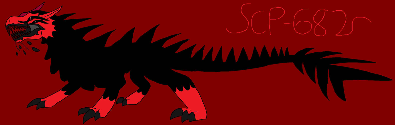 SCP-682 by ScarletSpike on DeviantArt