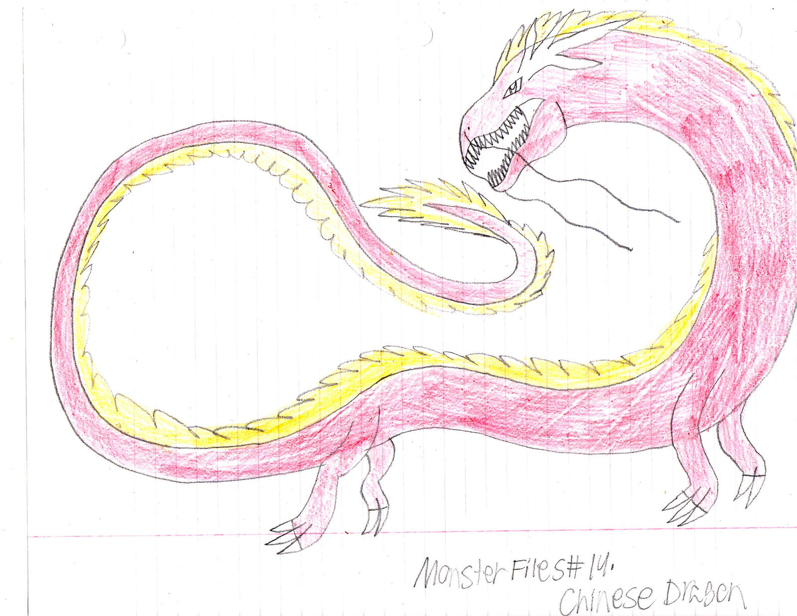 Monster Files #14. Chinese Dragon