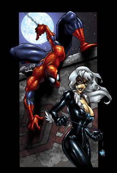 Spidey + Black Cat 2 - color