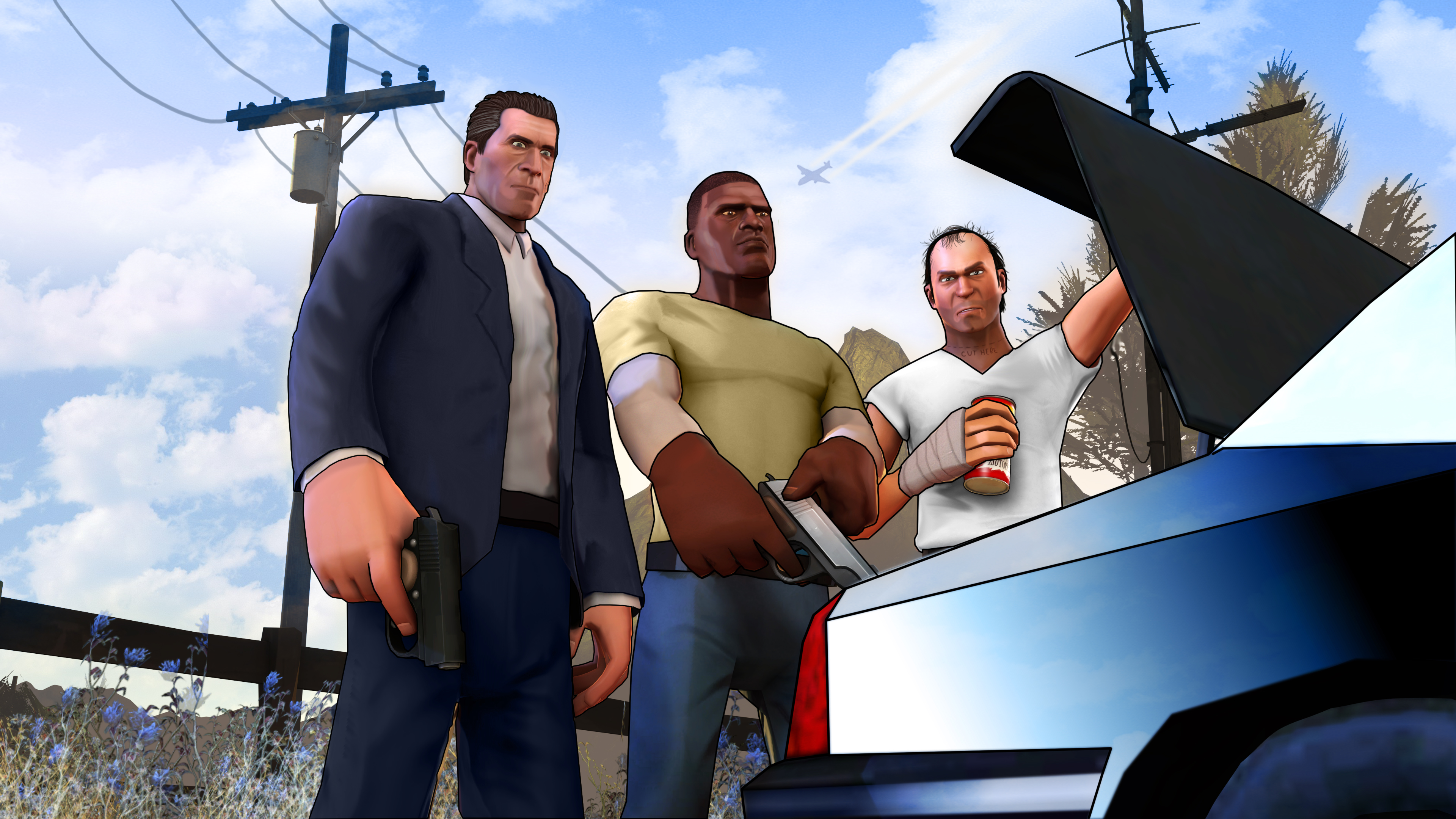 GTA 5 in TF2 style