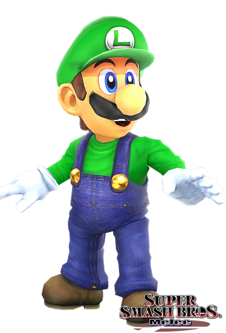 Luigi ( Super Smash Bros Melee ) by MatyMatiasMaty on DeviantArt