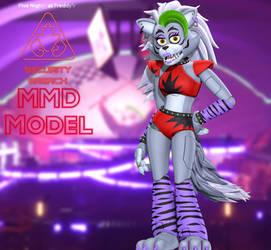 ( MMD Model ) Roxanne Wolf / Roxy + DL