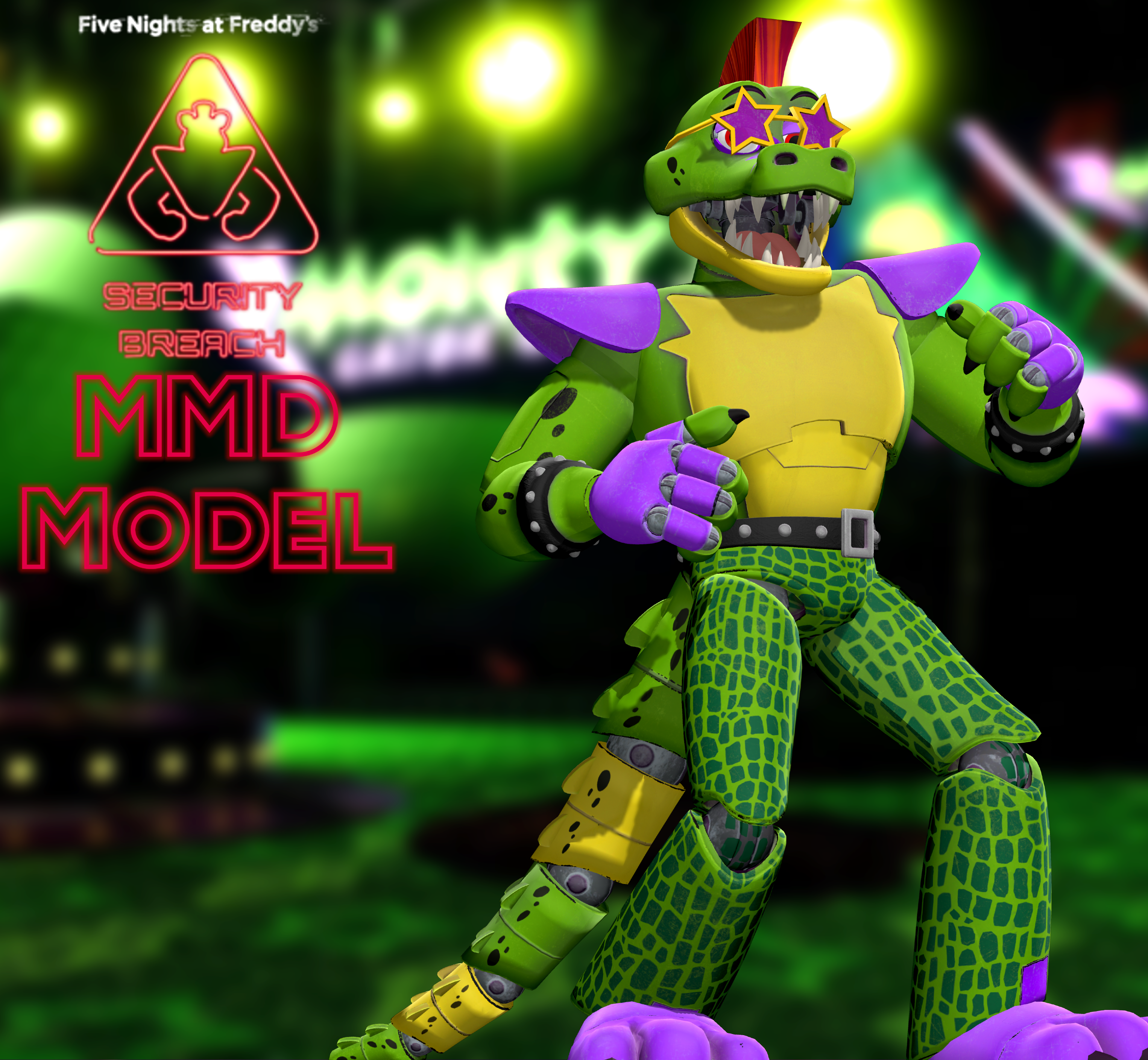 balabinobim on DeviantArt Glamrock Monty (Fnaf SB) in 2023