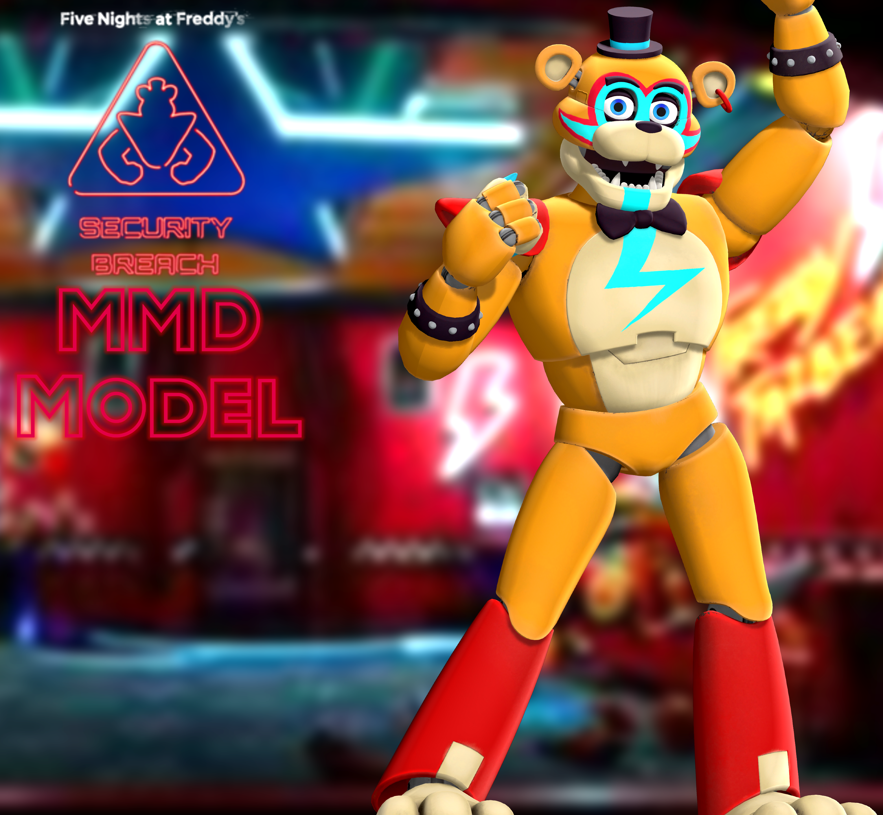 MMD FNAF SB:Glamrock Rat + Download by Francoraptor2018 on DeviantArt