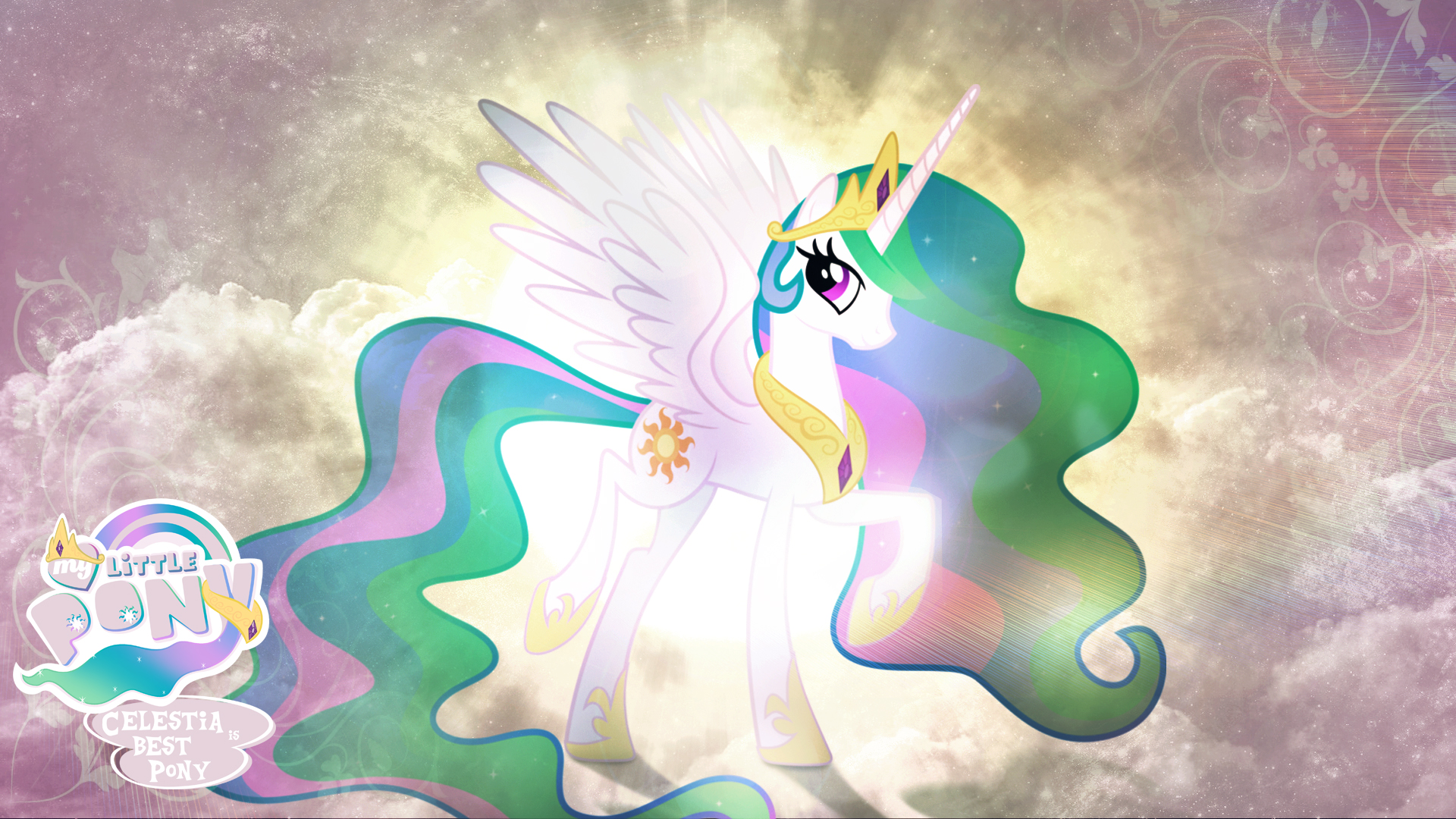 Princess Celestia is Best Pony HD Wallpaper