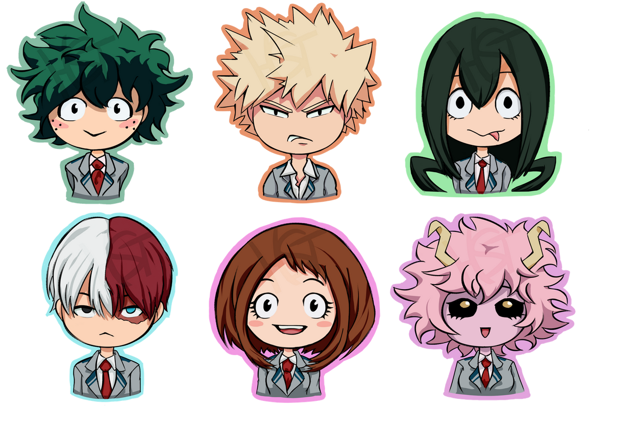 My Hero Academia - Stickers! 1st 6 Complete by HiddenSpikeTrap on DeviantArt My Hero Academia - Stickers! 1st 6 Complete by HiddenSpikeTrap on DeviantArt