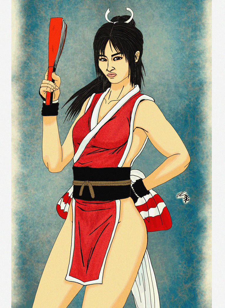Fatal Fury Mai Shiranui Scroll Art Style By 2tkaboom On Deviantart 