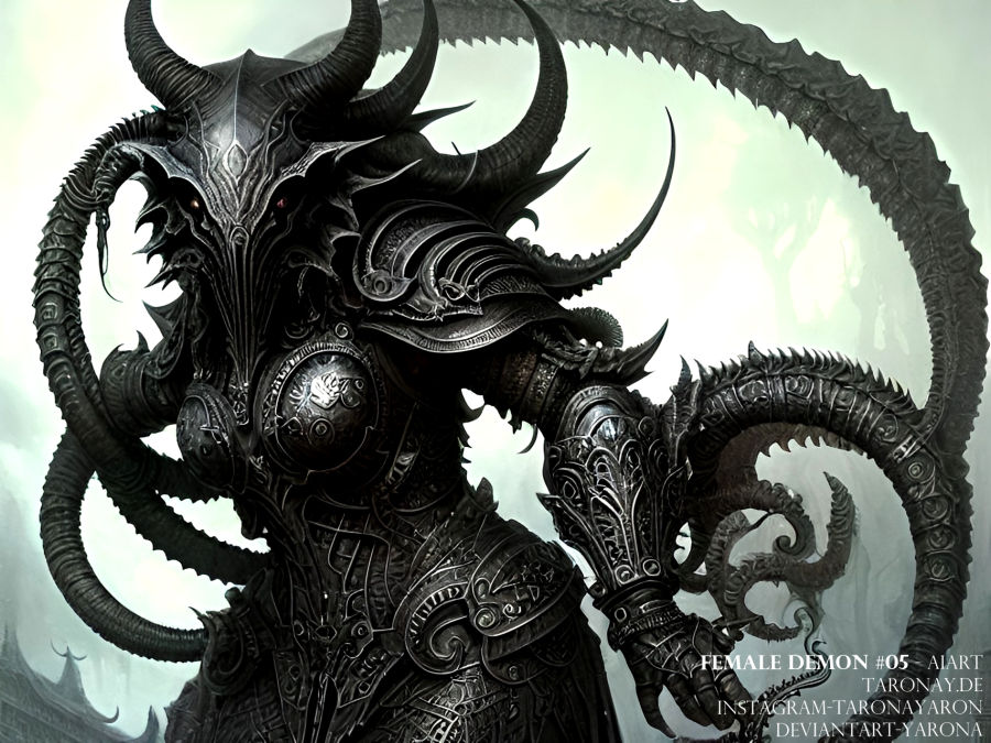 Female Demon #05 by Yarona on DeviantArt