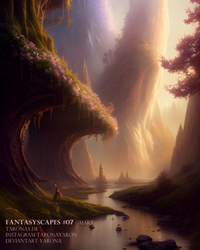 Fantasy Fallscape Fantasyscapes #07 by Yarona on DeviantArt