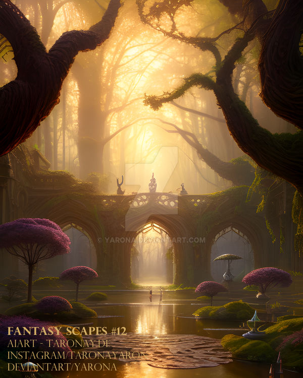 Fantasy Fallscape Fantasy Scapes #12 by Yarona on DeviantArt