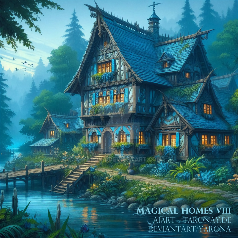 Deviantart Houses Magical homes VIII by Yarona on DeviantArt