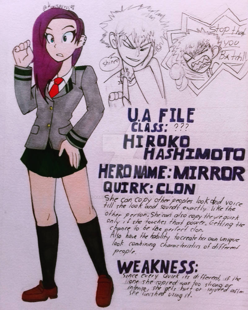 BNHA Oc by Karisaurus98 on DeviantArt