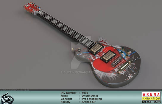 Guitar 3d model