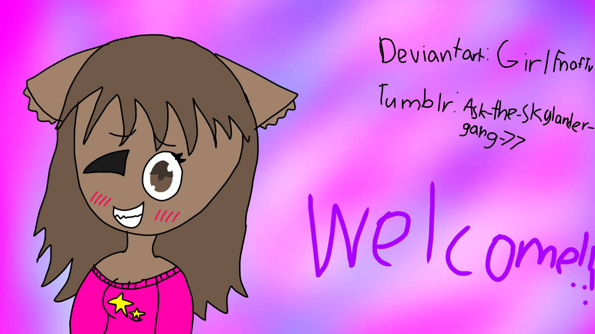 YouTube channel art (link in desc) by GirlFnafTv on DeviantArt