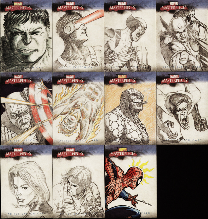 Marvel Sketch Cards 1