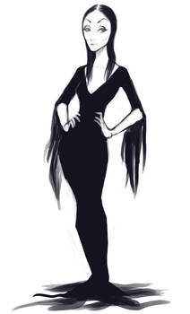 Morticia_fanart