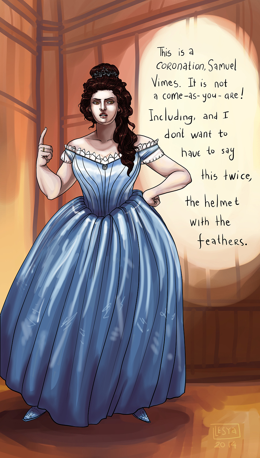 Deviantart Discworld Discworld_Sybil by BlackBirdInk on DeviantArt