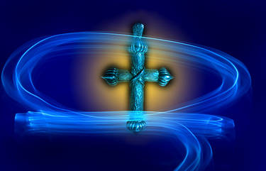 lightpainting - crucifix