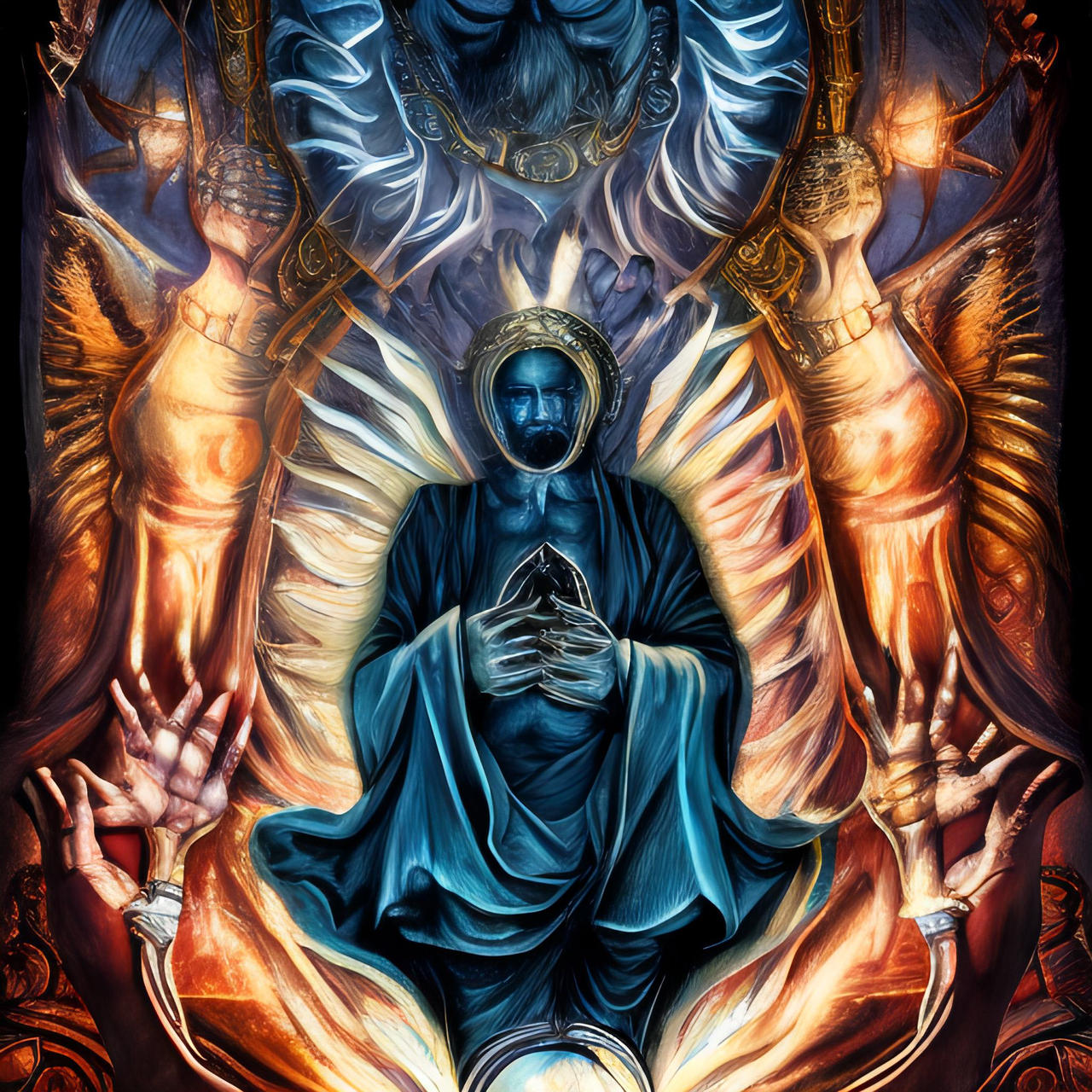 DreamUp Creation The god of hands