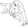 Ginga-Wolf lineart