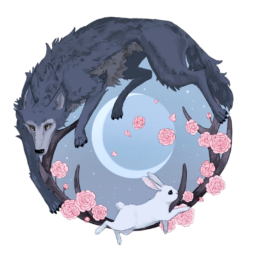 Wolf And R Rabbit Overgrowth Rabbit and Wolf by Tmis on DeviantArt