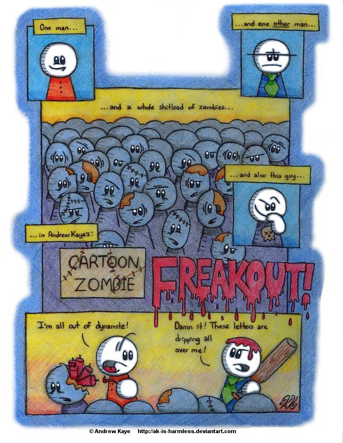 Cartoon Zombie Freakout