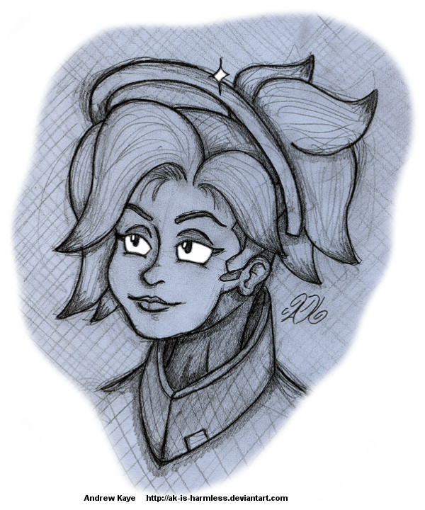 Sketch - Mercy (Overwatch)