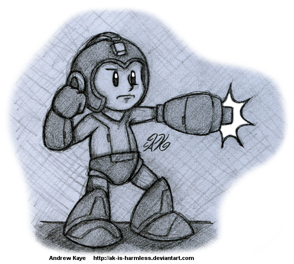 Sketch - Mega Man