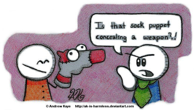 Sock Puppet by AK-Is-Harmless on DeviantArt