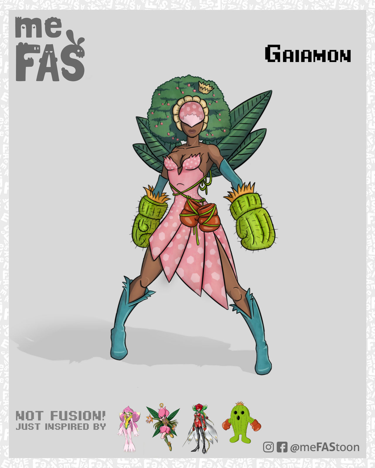Gaiamun Gaiamon by meFAStoon on DeviantArt