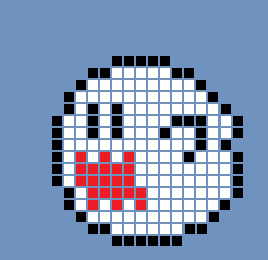 BOO pixel art by darilhowell on DeviantArt