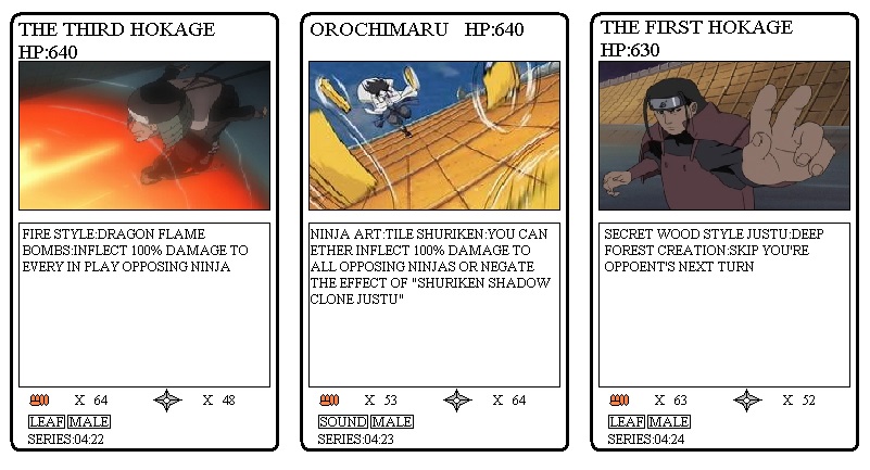 naruto trading card game orochimaru saga 8 by DEMONHERO90 on DeviantArt