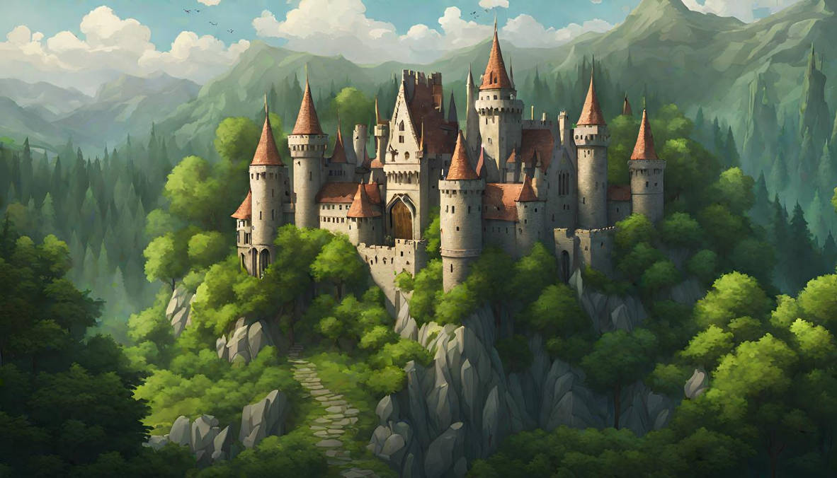 Random Castle medieval fantasy style castle 2 by DEMONHERO90 on DeviantArt