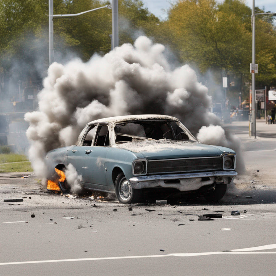 Exploding Car by DEMONHERO90 on DeviantArt