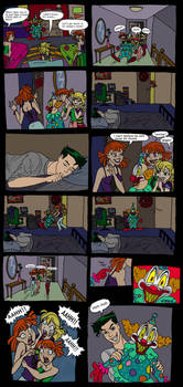 Creepy Clown Comic by insectikette