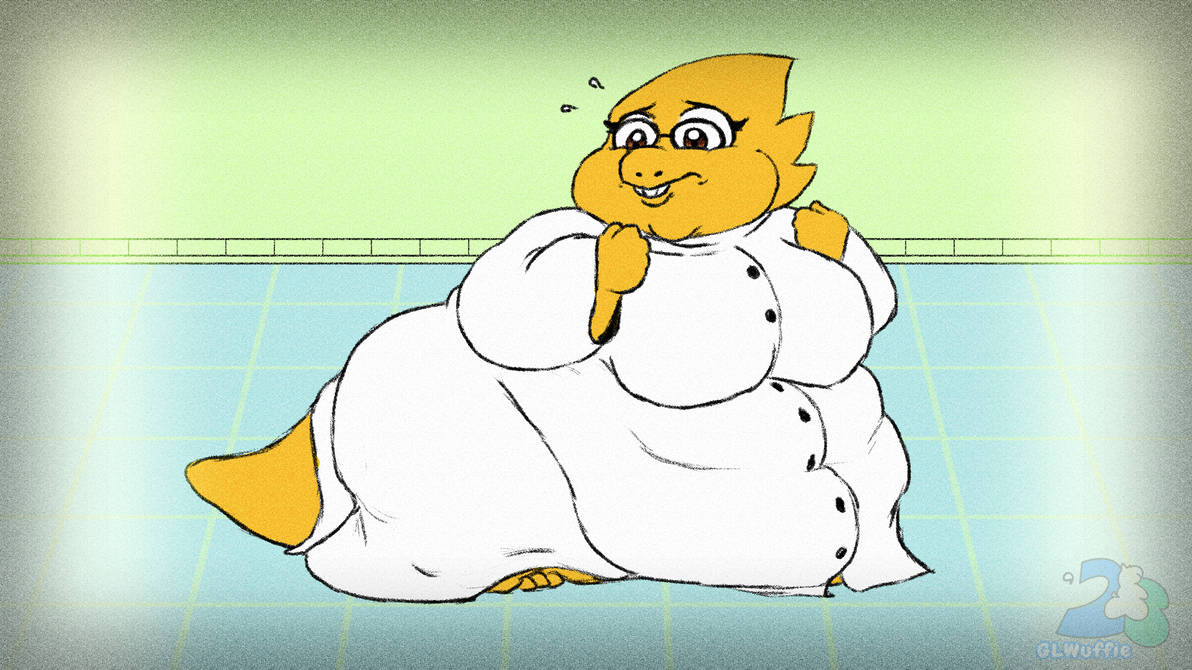 Just a cute Alphys by GLWuffie on DeviantArt