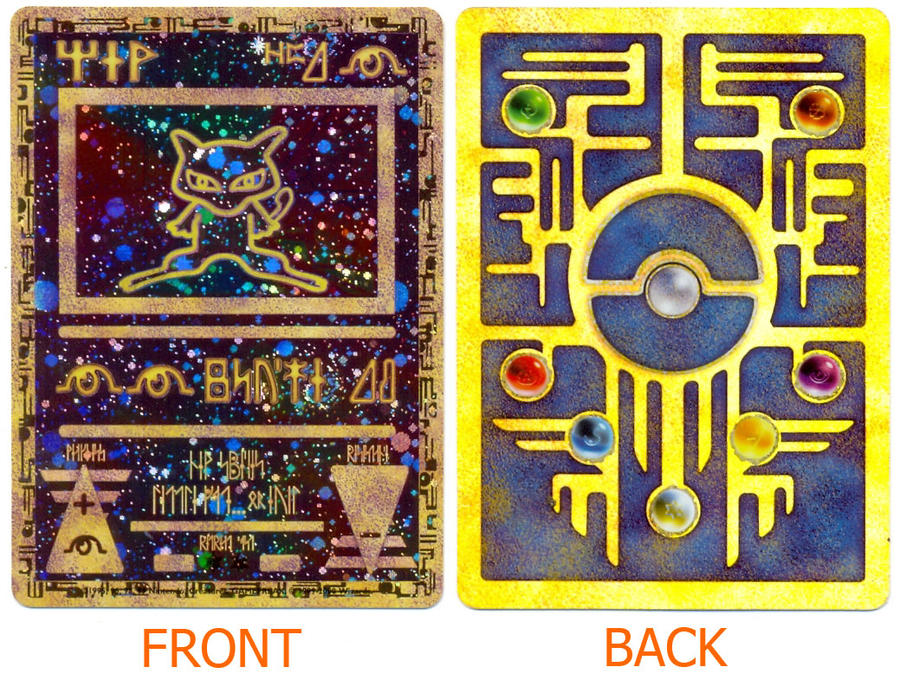 Ancient Mew Trading Card by Chrisstiger on DeviantArt