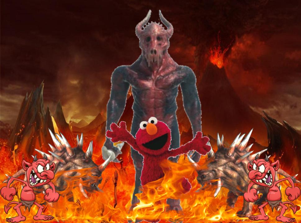 Elmo Ruling Hell Elmo In Hell by Filix2003 on DeviantArt