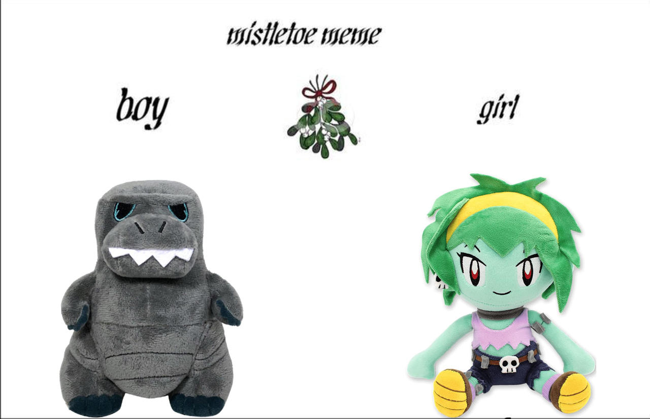 Godzilla X Rottytops Mistletoe Meme by Filix2003 on DeviantArt
