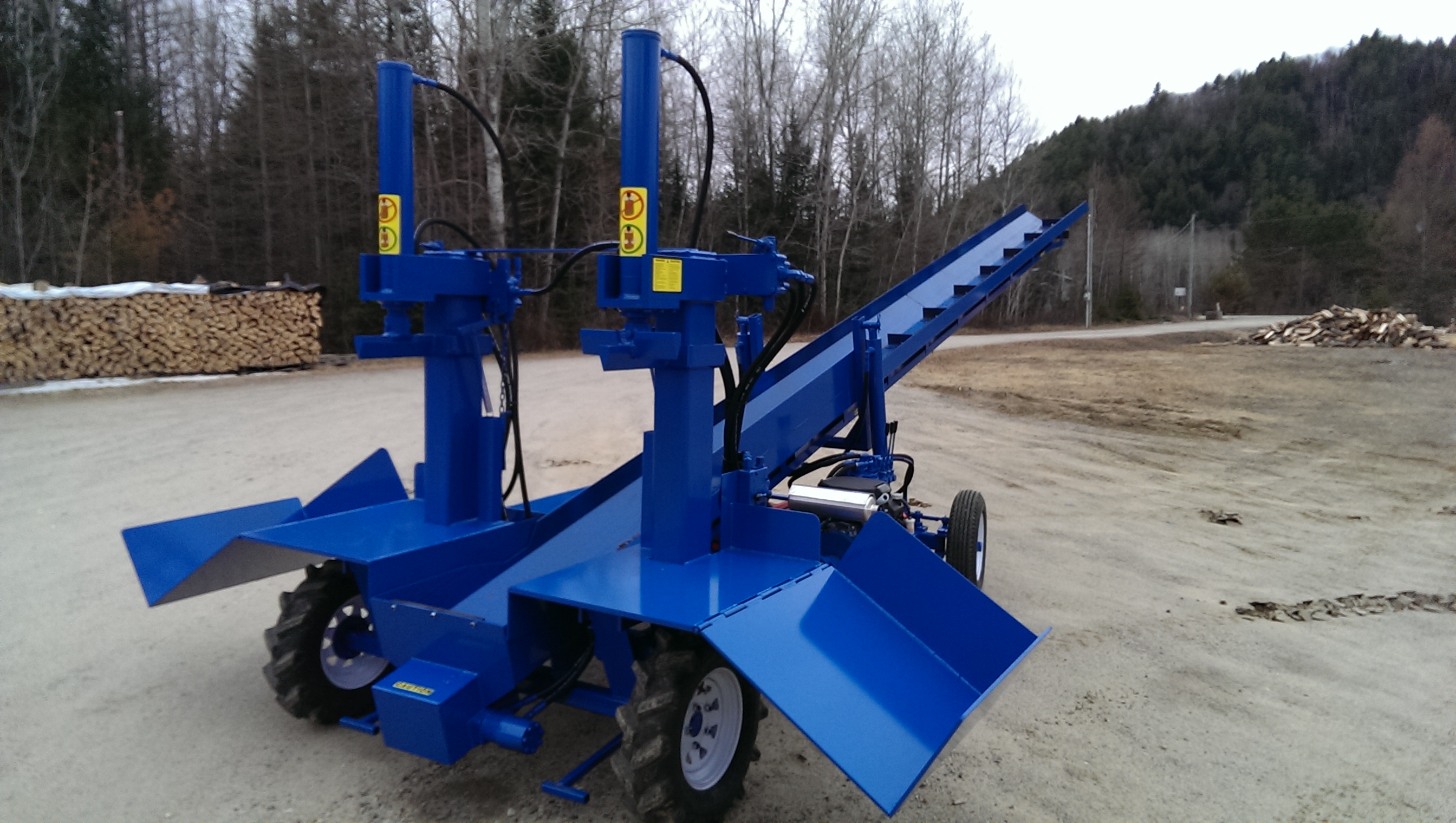 Powersplit Double Vertical wood splitter