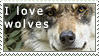 I Love Wolves- stamp by mimzybird