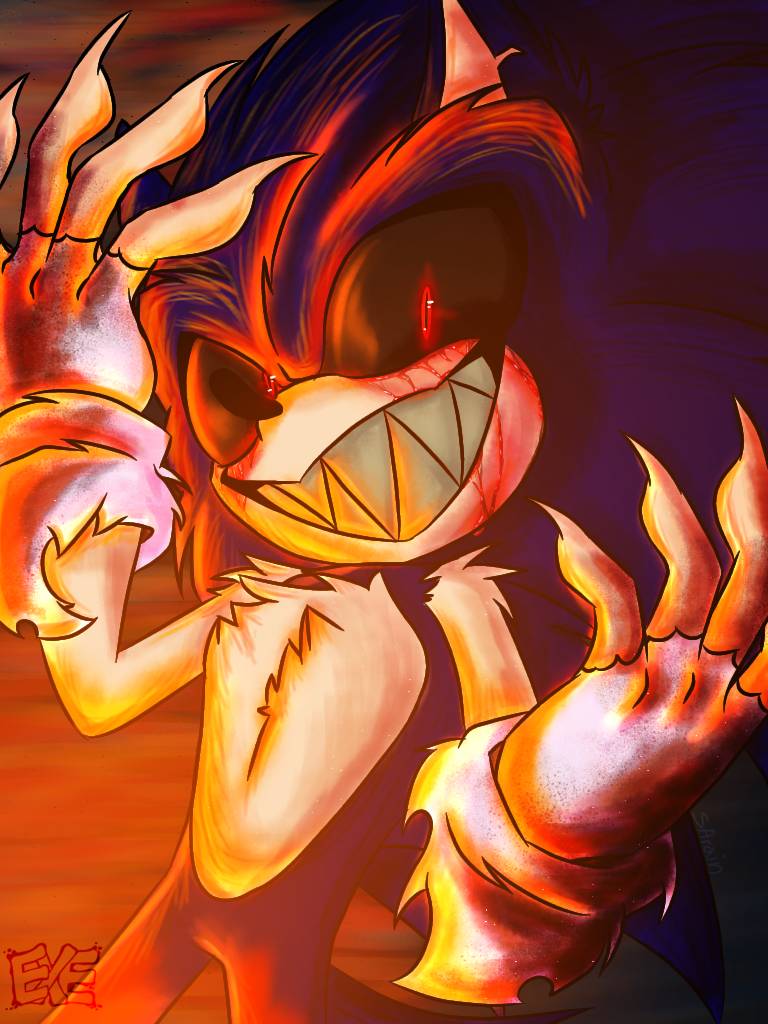 SONIC EXE AND FLEETWAY SONIC GO ON DEVAINT ART 