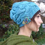 Elegant Four Seasons Hand Knit cable Hat