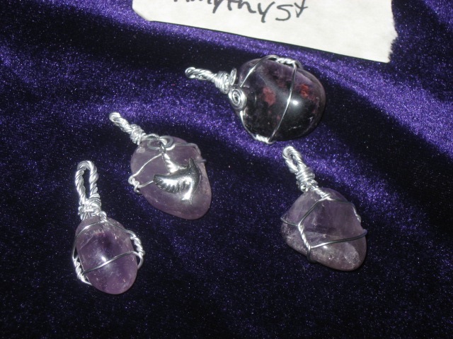 Amethyst Pendants