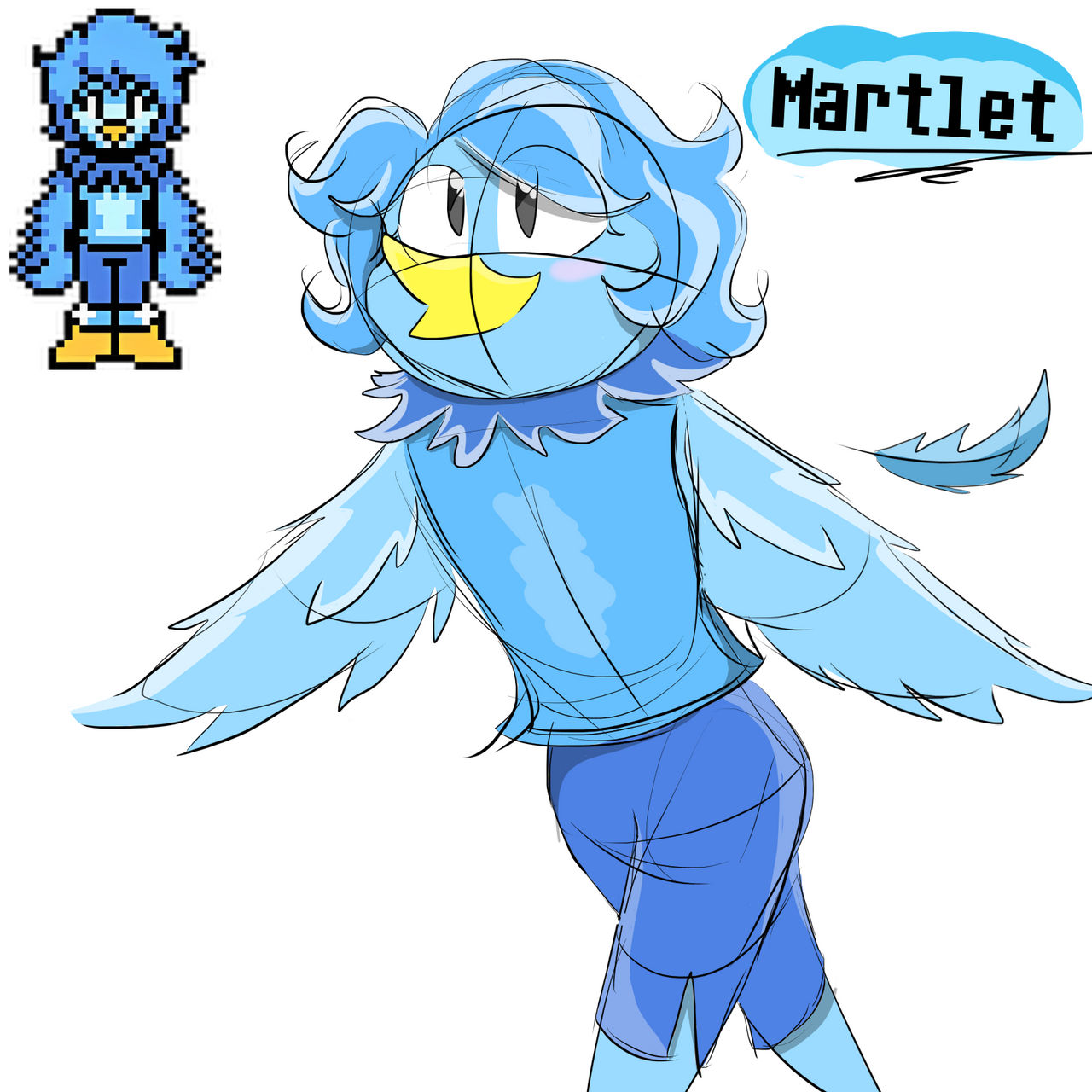 Martlet My first time drawing Martlet by Archepatz on DeviantArt