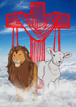jesus and the lion and the lamb