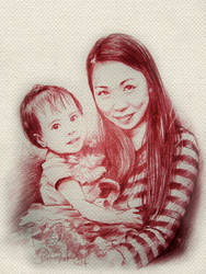 Portrait of Mom n Child2