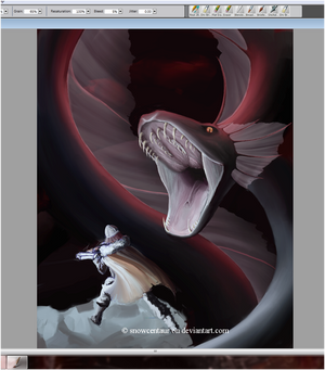 WIP Ragnarok Jormungandr vs Thor