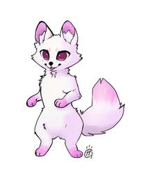 Pink Snowfox (Request)