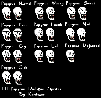 Horrortale! - Sans Dialogue Sprites by SeptyDraws on DeviantArt